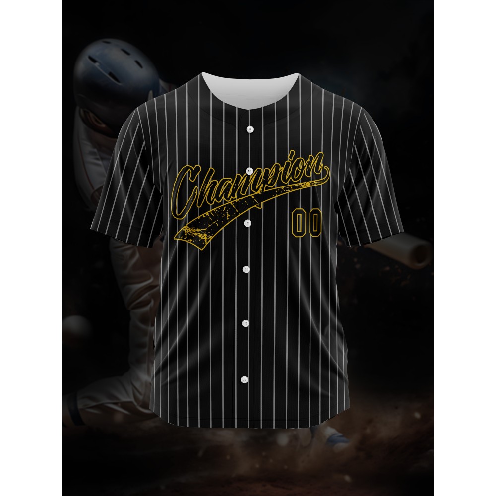 Custom Baseball Jersey for Teens, Kids Sports Training Top with Personalized Name & Number, Breathable Polyester Knit Fabric, Short Sleeve, Baseball Collar, All-Season Casual Party Wear, Slight Stretch, Outdoor & Beach Occasions Custom Baseball Jersey for Teens, Kids Sports Training Top with Personalized Name & Number, Breathable Polyester Knit Fabric, Short Sleeve, Baseball Collar, All-Season Casual Party Wear, Slight Stretch, Outdoor & Beach Occasions