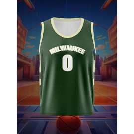 [Custom Basketball Jersey] Breathable Custom Youngsters' Basketball Jersey with Name & Number | Comfort Fit for Training & Games, Perfect for Boys & Girls