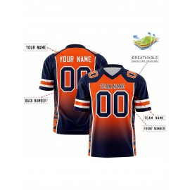 Customized large-sized football jerseys, personalized sportswear stitching, team names and numbers, large-sized Women's jerseys, loose and sporty