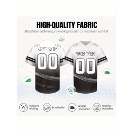 Female football fans who customize large-sized Women's football jerseys, personalized football jerseys with team names and numbers, and customized football uniforms as gifts