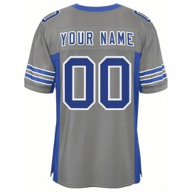 Custom Mesh Football Jersey - Personalized Practice Jerseys for Women, Stitched and Printed Name& Number, Lightweight& Breathable for Training and Games