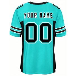 Custom Mesh Football Jersey - Personalized Practice Jerseys for Women, Stitched and Printed Name& Number, Lightweight& Breathable for Training and Games