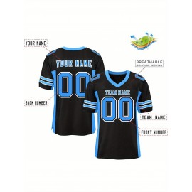 Custom Mesh Football Jersey - Personalized Practice Jerseys for Women, Stitched and Printed Name& Number, Lightweight& Breathable for Training and Games