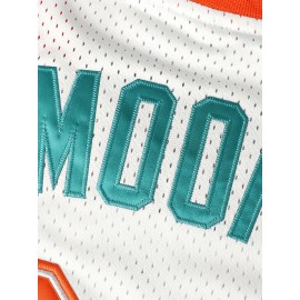 Men's #33 Embroidered Basketball Jersey - Sleeveless Polyester Vest with 