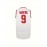 Men'S Basketball Jersey with Embroidered Name and Number, Short Sleeve Polyester Mesh Sports Vest, White Red, Sizes S-3XL, Basketball Accessories