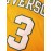 Stitched #3 Yellow Basketball Jersey, Breathable, Sleeveless, Embroidered Uniform Shirt For Men, Perfect For Sports & Outdoor Activities