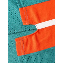 Stitched #33 Men's Basketball Jersey, Breathable Sleeveless Embroidered Uniform Shirt, Polyester, Green & White, Loose Fit, Perfect for Sports, Outdoor Activities, and Casual Wear