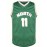 Stitched #11 Mens Green Basketball Jersey, Breathable, Sleeveless, Embroidered Uniform Shirt For Men, Perfect For Sports & Outdoor Activities