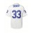 Men's #33 White American Football Jersey - V-Neck,
