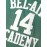 Men's #14 Green Basketball Jersey with Embroidered Name & Number, V-Neck Sleeveless Athletic Uniform for Team Sports & Parties, Polyester, Loose Fit, Sizes S-3XL