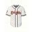 Men's #9 White Baseball Jersey - Fully Embroidered