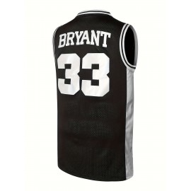 Men'S #33 Black Basketball Jeresys Stitched Name And Number S-3X