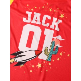 Men's #01 Embroidered Basketball Jersey - V-Neck, Breathable Polyester, Machine Washable - Perfect for Sports & Parties