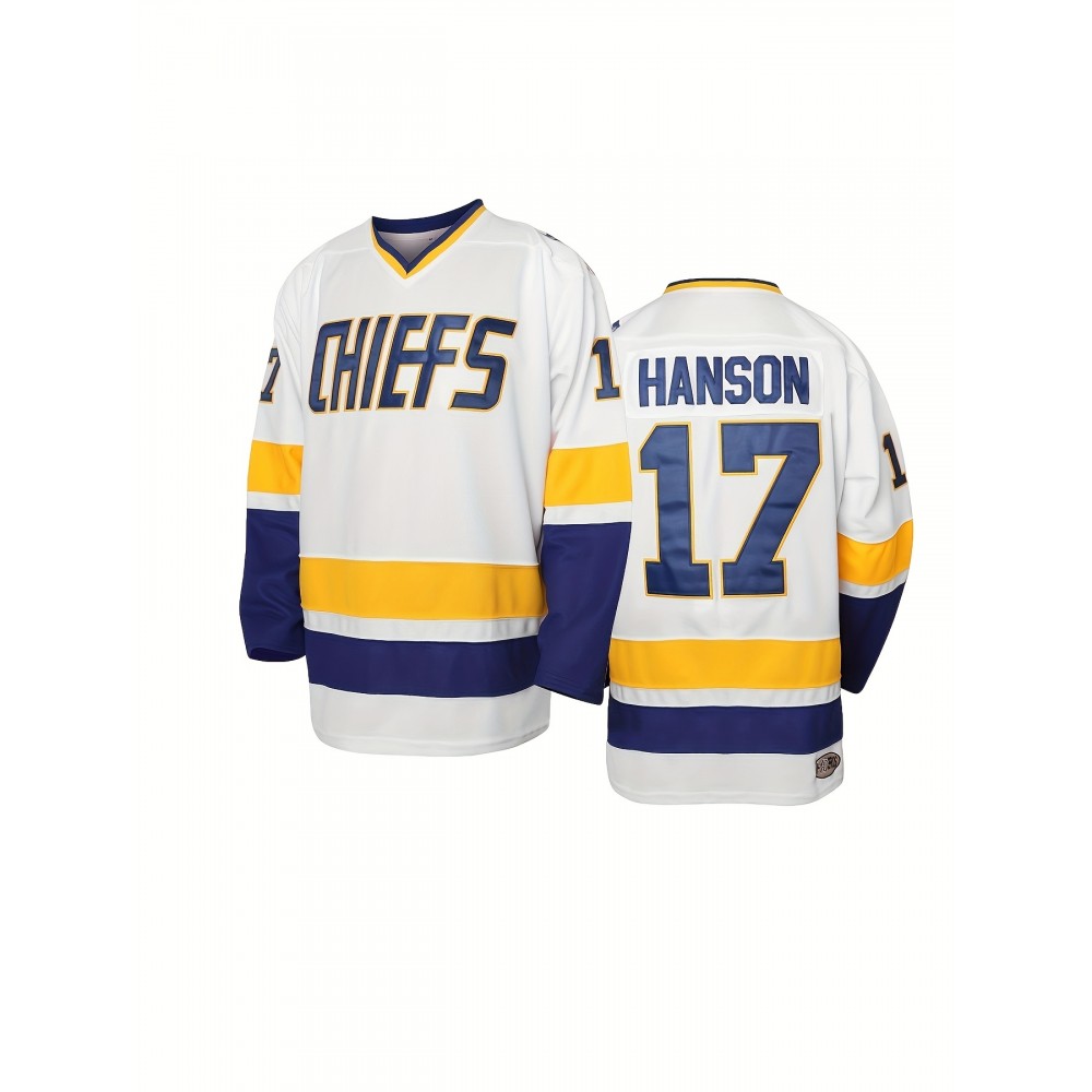 Men'S #17White Hockey Jerseys Stitched Name And Number Men'S #17White Hockey Jerseys Stitched Name And Number