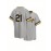 Men's#21 Grey Baseball Jeresys Stitched Name And Number
