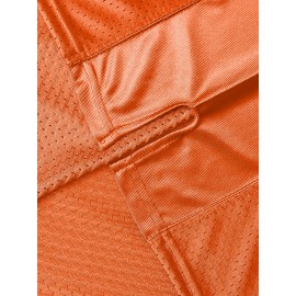 Men's Polyester Rugby Jersey | V-Neck, Breathable & Stretchy | Multi-Season Sports Top with Details | Ideal for Casual Wear & Team Sports | Machine Washable | Suitable for All Seasons