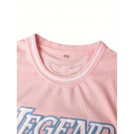 Men's #8-24 Embroidered Pink Basketball Jersey - Breathable, Sleeveless Sports Uniform for Outdoor Activities & Team Sports
