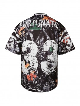 1pc Men'S Black Football Jersey - Polyester Sports Sweatshirt with Embroidered Letter and Number, V-Neck, Slight Stretch, Loose Fit for Party and Team Sports, Four Seasons - Sizes S-3XL